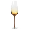 Amber Champagneglass