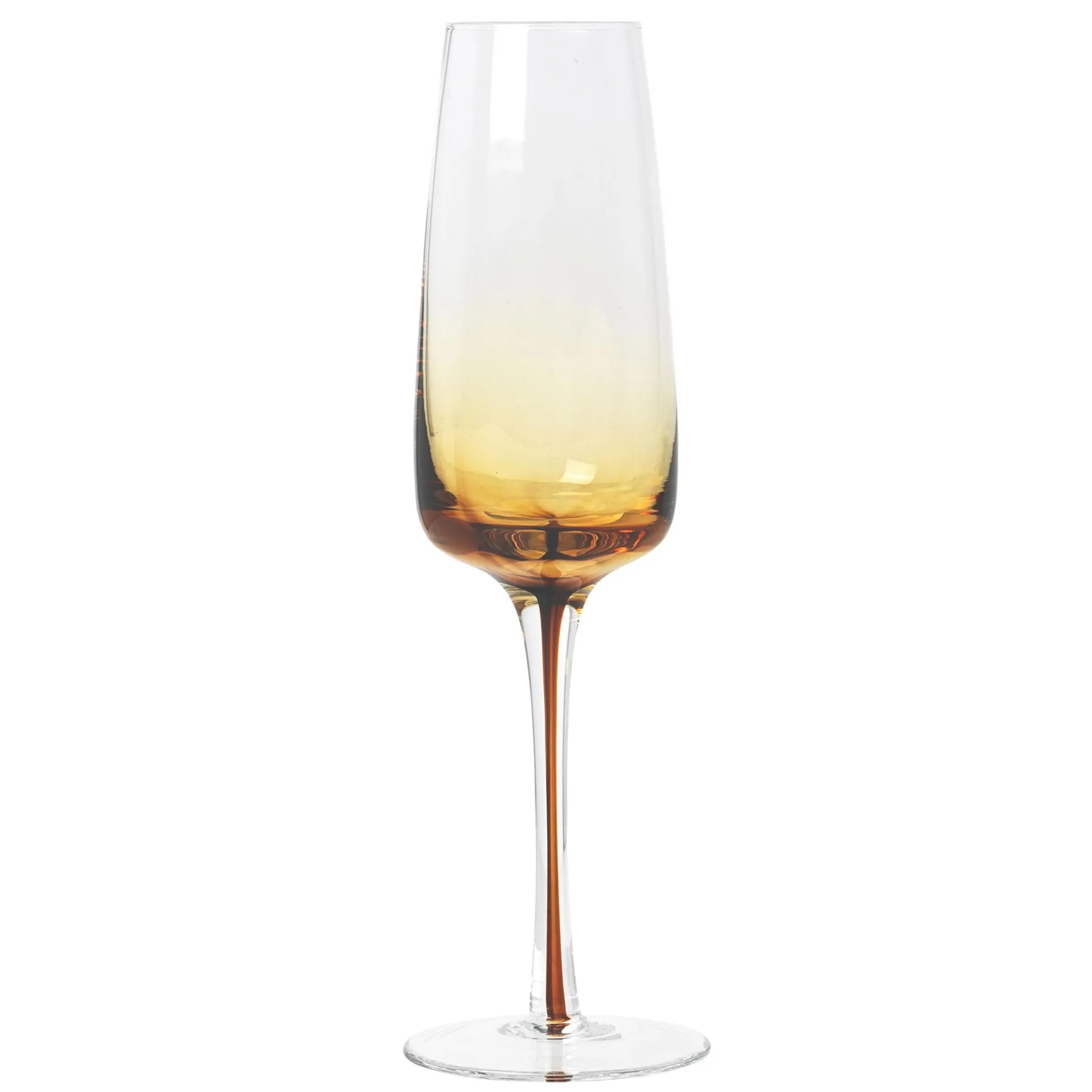 Amber Champagneglass