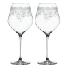 Arabesque Burgundy Rodvinsglass 84 Cl 2-Pakning