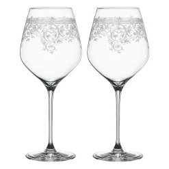 Arabesque Burgundy Rodvinsglass 84 Cl 2-Pakning