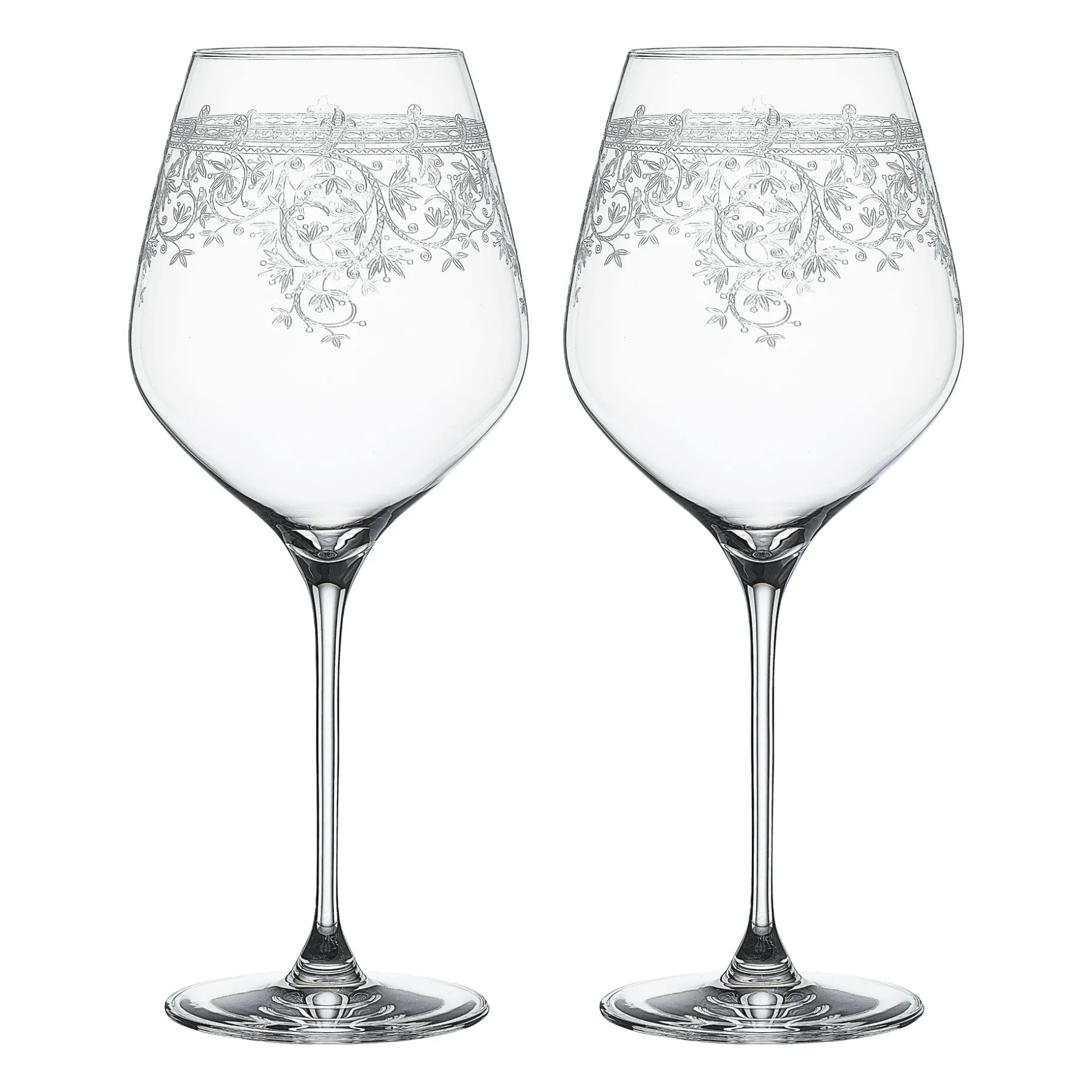 Arabesque Burgundy Rodvinsglass 84 Cl 2-Pakning