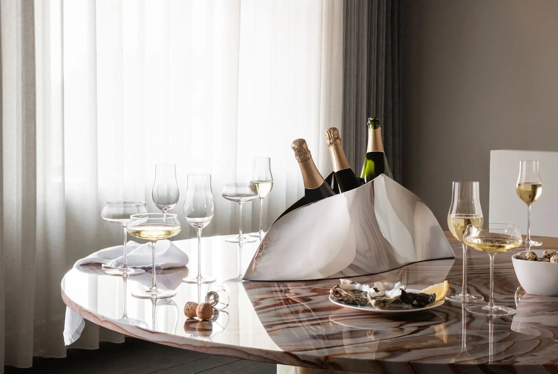 Bernadotte Champagneglass 6-Pakning