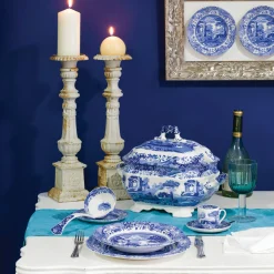 Blue Italian Dyp Tallerken