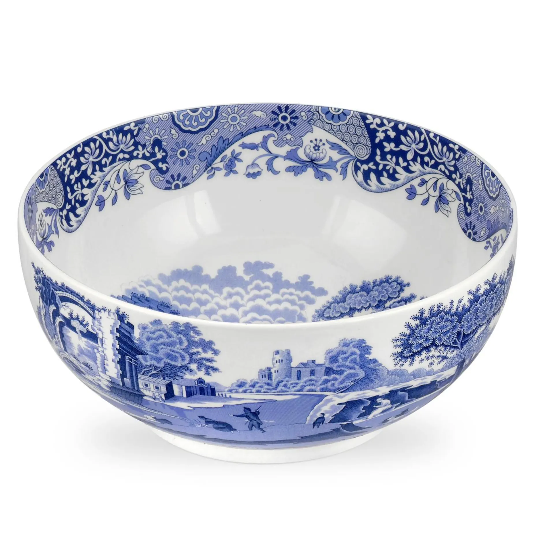 Blue Italian Skal Rund