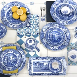 Blue Italian Tekopp Med Skal