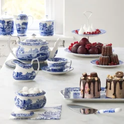 Blue Italian Tekopp Med Skal