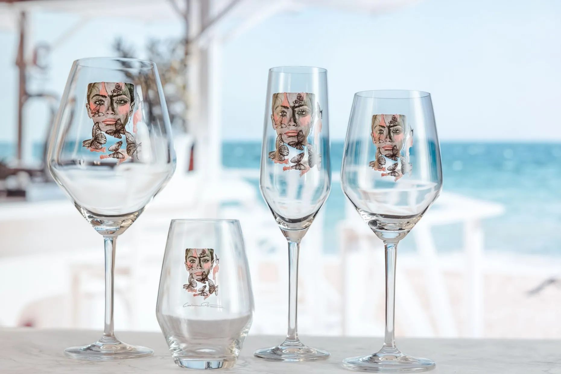 Butterfly Queen Champagneglass