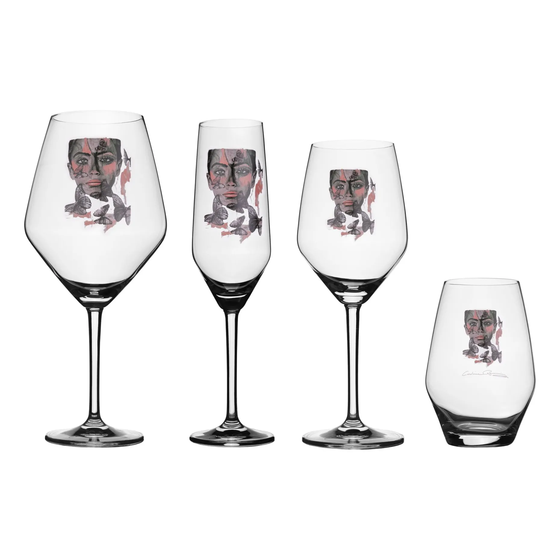 Butterfly Queen Champagneglass