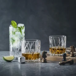 City Double Old Fashioned Glass 4-Pakk