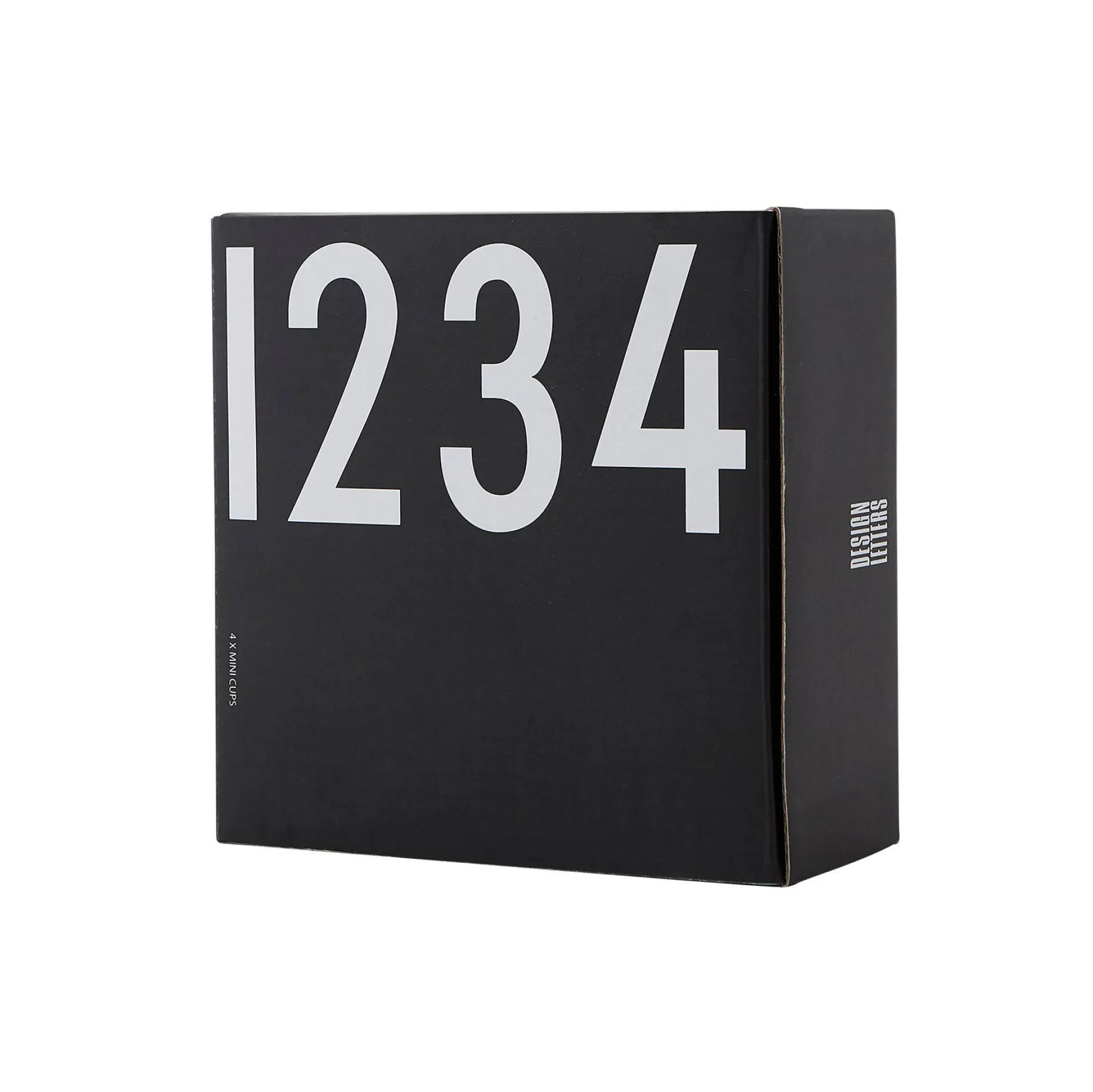 Design Letters Espressokopper 4-Stk. Svart