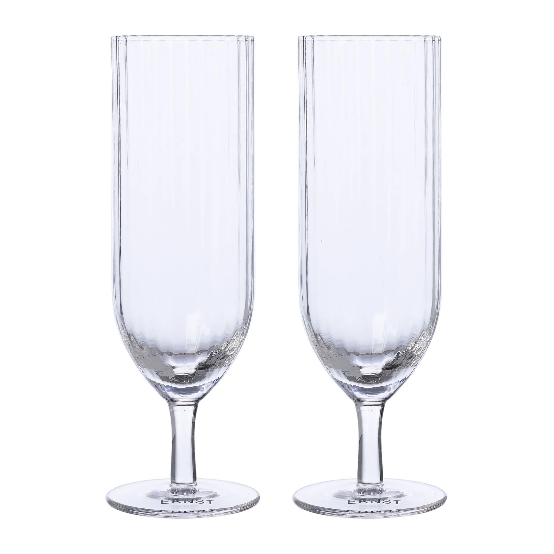 Ernst Champagneglass Riflet 2-Pakning