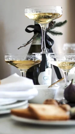 Julemorgen Champagneglass