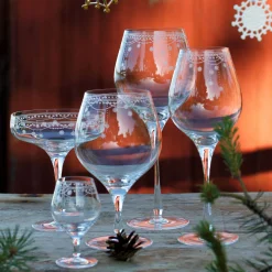 Julemorgen Snapsglass