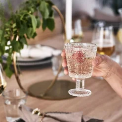Kastehelmi Drikkeglass Pa Fot 26 Cl 4-Stk.