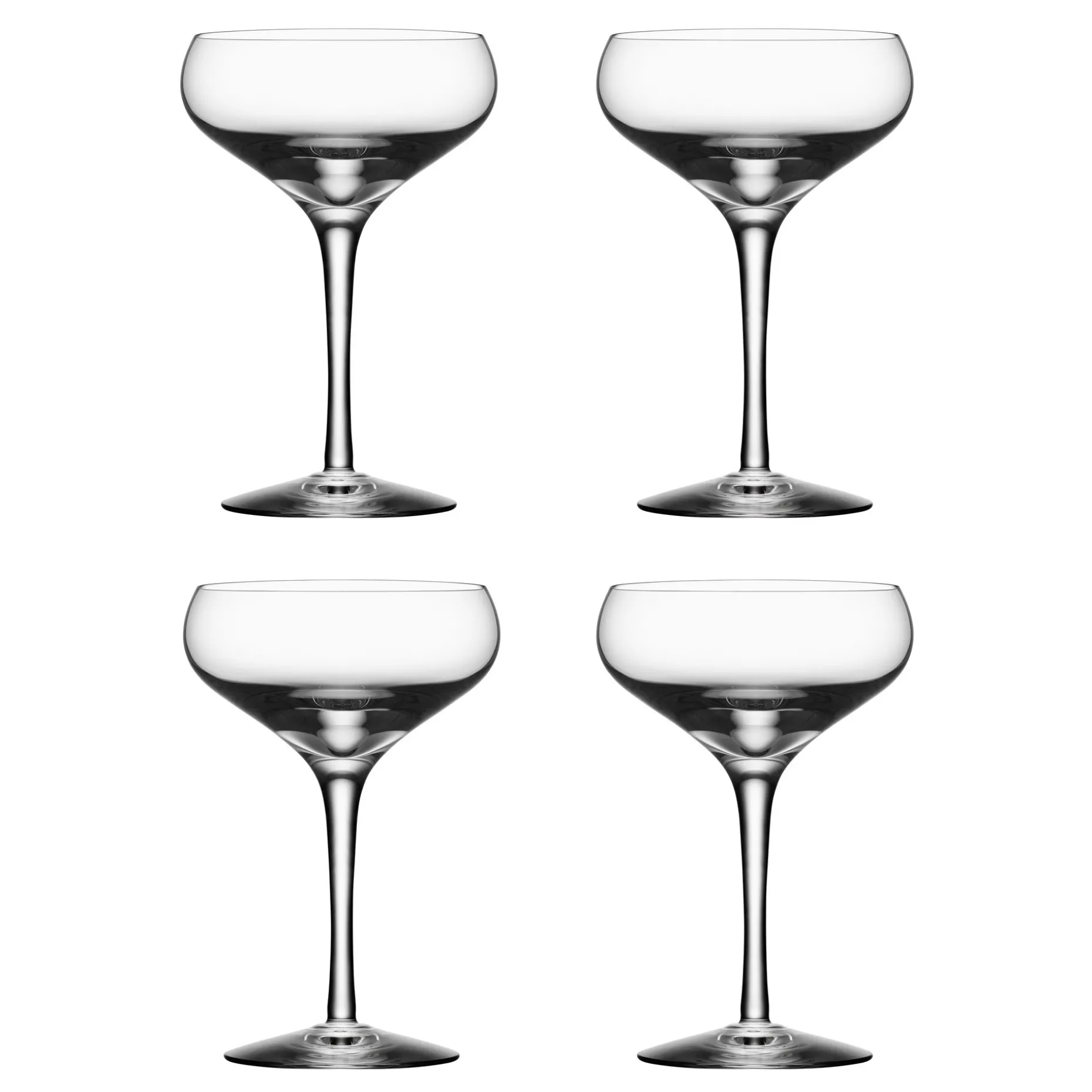 More Coupe Glass 4-Pakn.