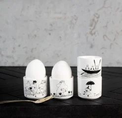 Mummitrollet Eggeglass 4 Deler
