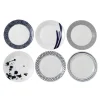 Pacific Tallerken Bla 6 Deler
