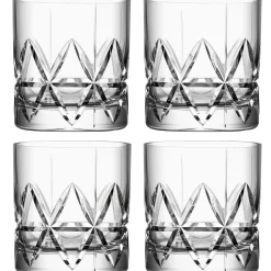 Peak Double Old Fashioned Glass 4-Stk.