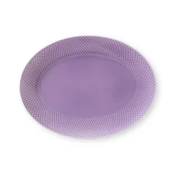 Rhombe Ovalt Serveringsfat 35X26,5 Cm