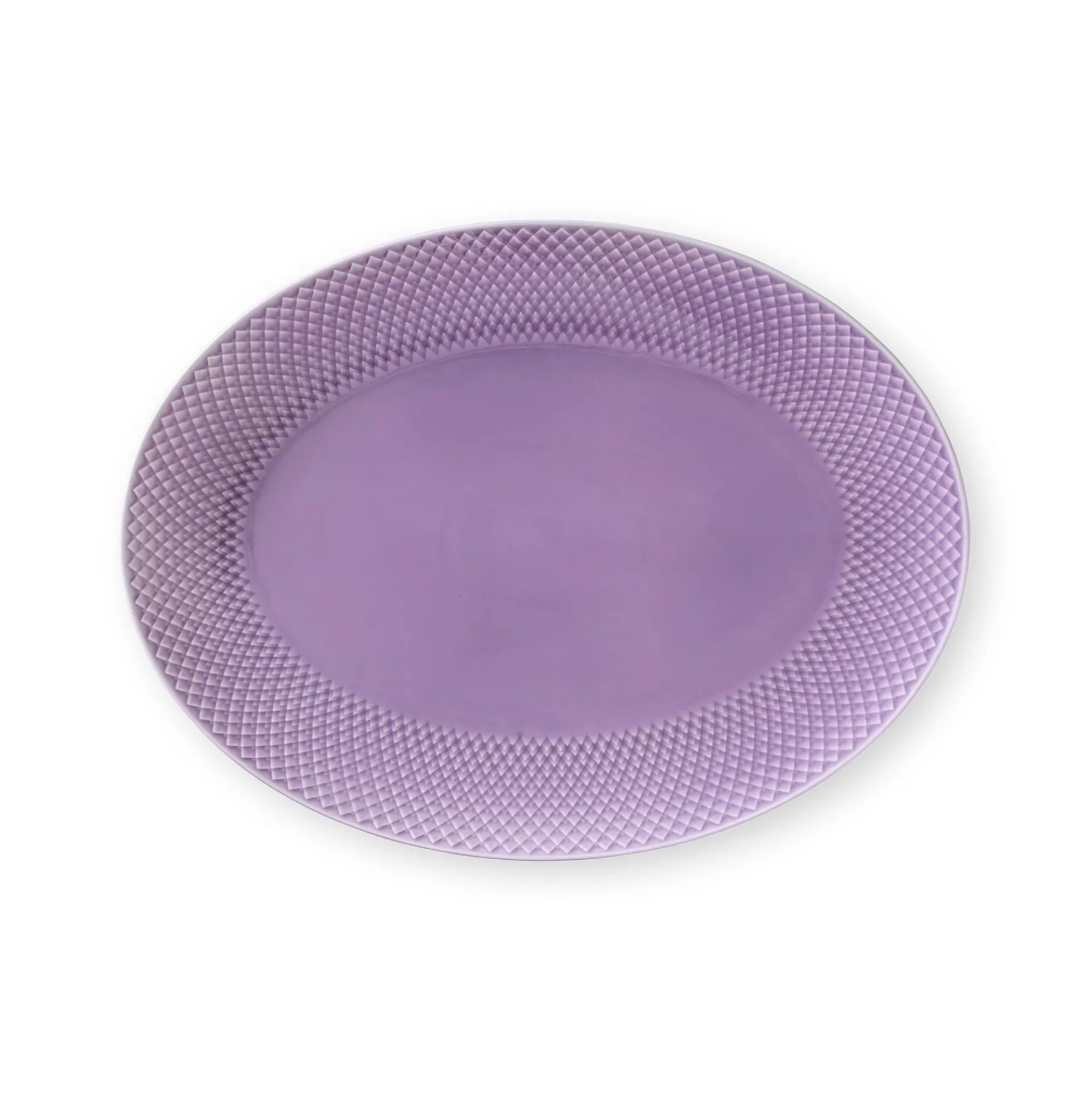 Rhombe Ovalt Serveringsfat 35X26,5 Cm