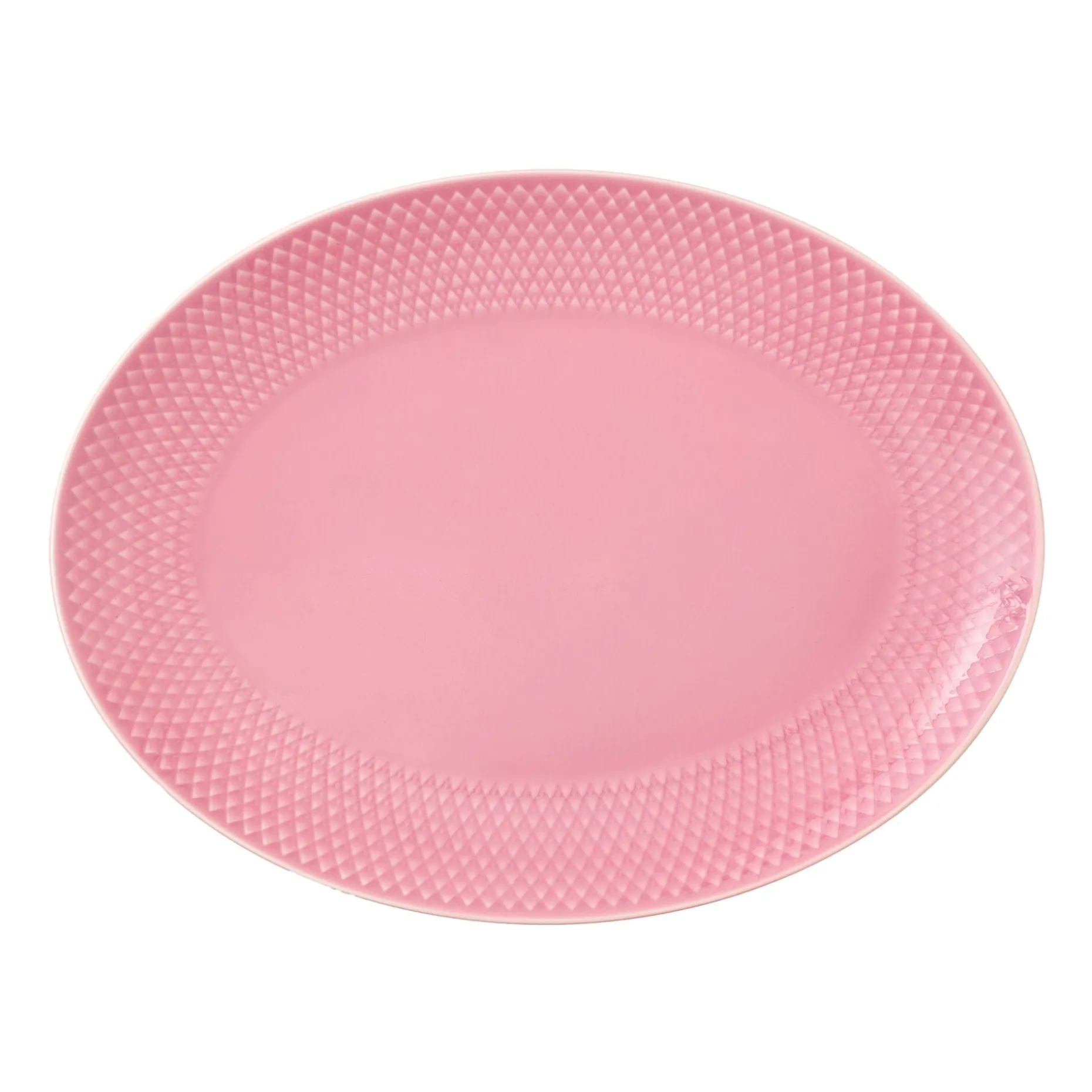 Rhombe Ovalt Serveringsfat 21,5 X 28,5 Cm