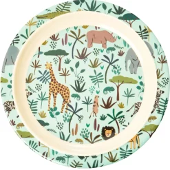 Rice Barnetallerken Jungle Animals