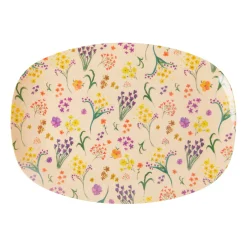 Rice Melamintallerken 16,5X23 Cm