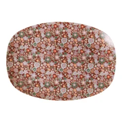 Rice Melamintallerken 16,5X23 Cm