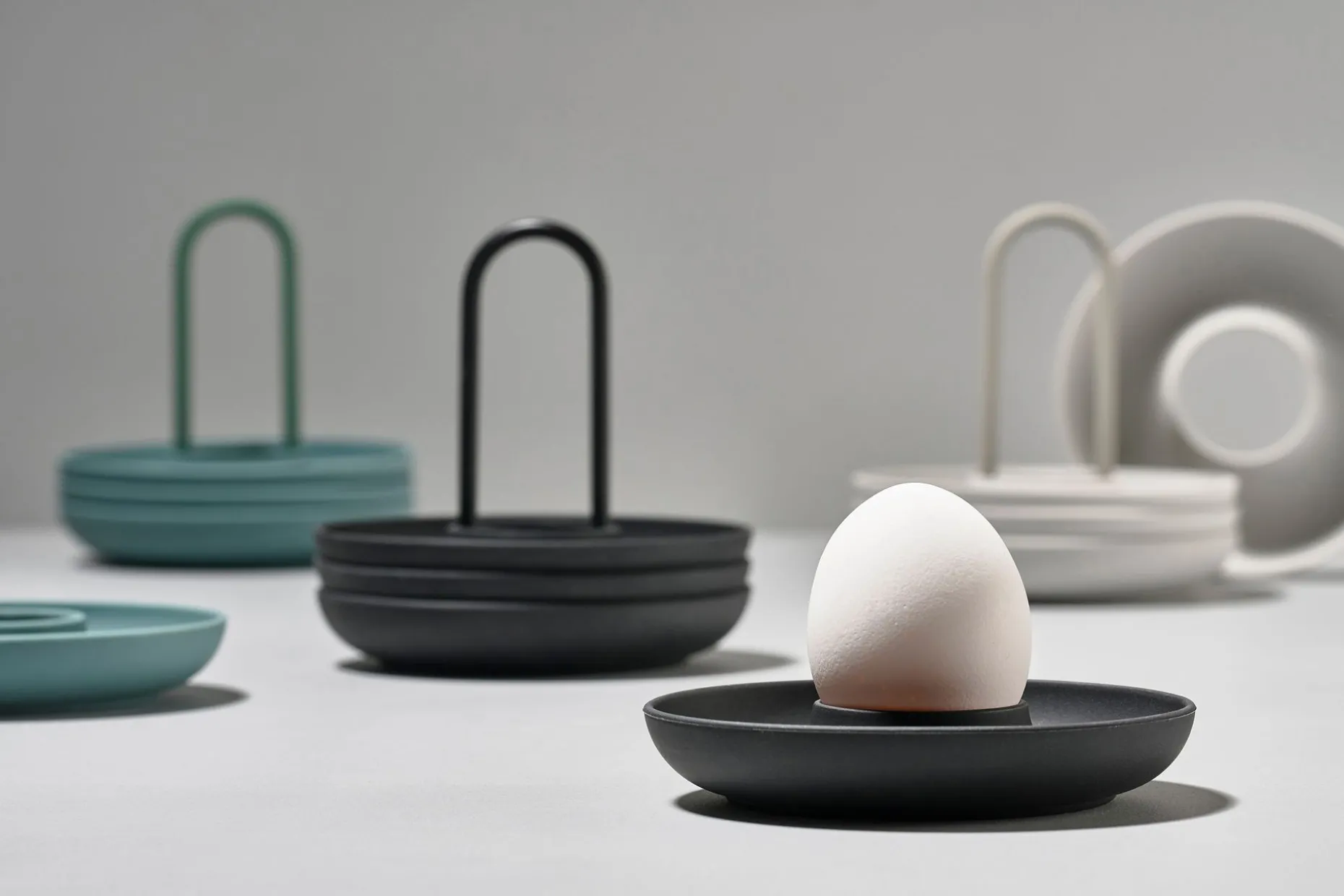 Singles Eggeglass Med Beholder
